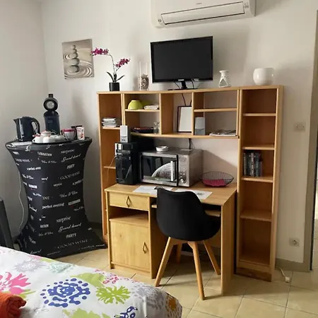 게스트하우스 Au Calme Dans Le Marais Avec Piscine